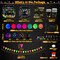Glow Neon Party Supplies Neon Glow Plate Set Neon Balloon Glow in the Dark Happy Birthday Backdrop Glow Birthday Blacklight Party Decoration Neon Glow Birthday Tableware